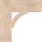 Ekena Millwork Thorton Block Smooth Bracket, Douglas Fir, 5 1/2"W x 20"D x 20"H BKT06X20X20THR05SDF - alternate 2